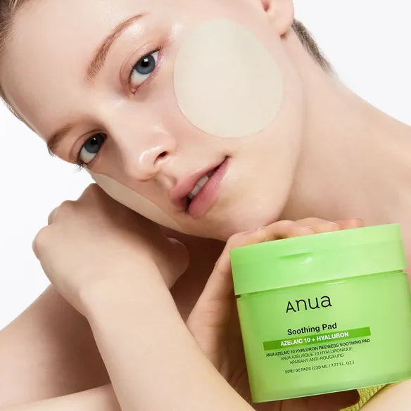 Anua: Azelaic Acid 10 Hyaluron Redness Soothing Pad Sumin K Beauty Panama