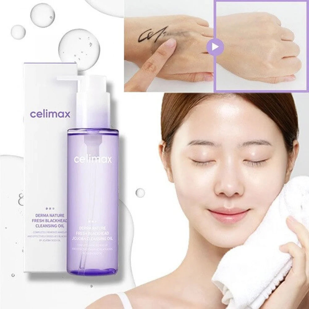 celimax: Derma Nature Fresh Blackhead Jojoba Cleansing Oil