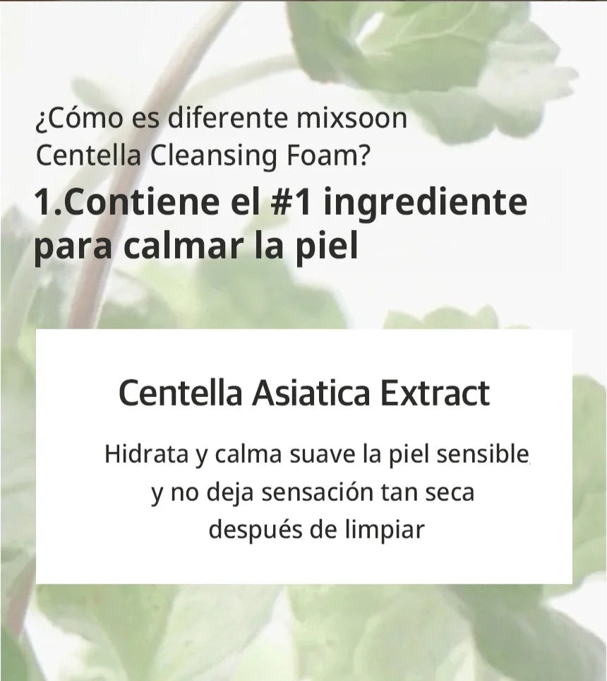 mixsoon: Centella Cleansing Foam