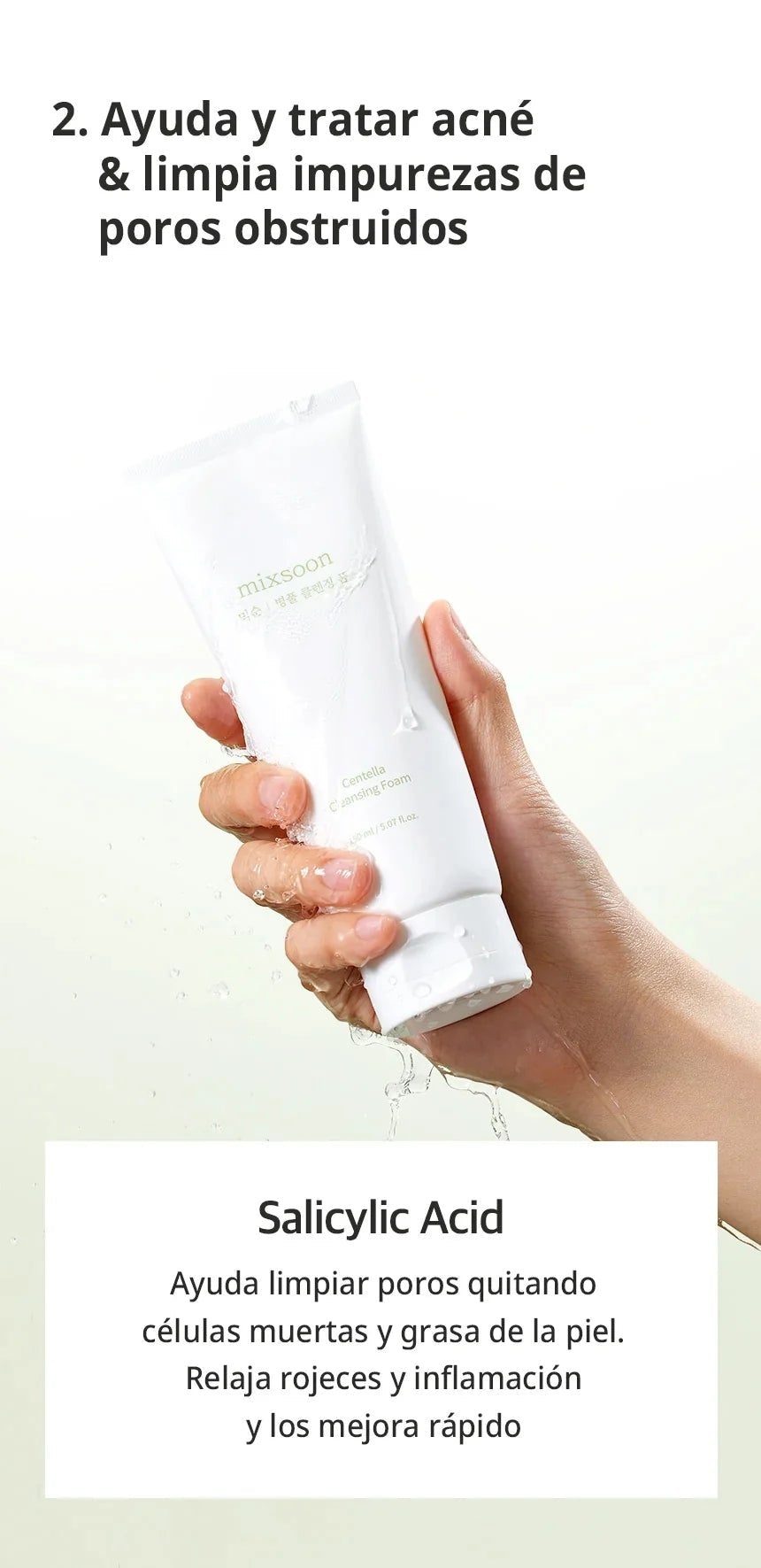 mixsoon: Centella Cleansing Foam