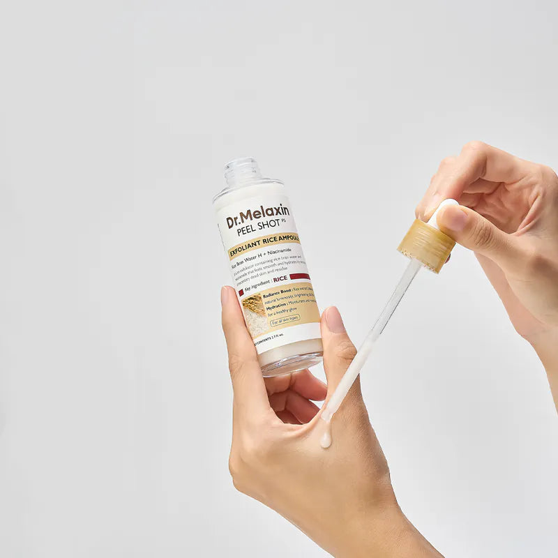 Dr.Melaxin: Peel Shot Exfoliant White Rice Ampoule