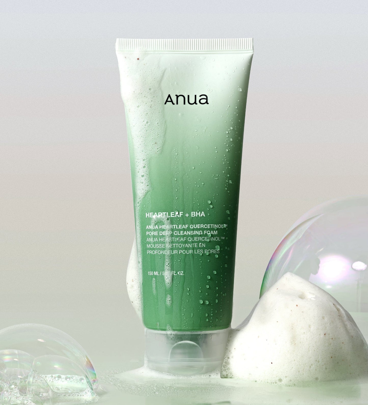 ANUA: Heartleaf Quercetinol Pore Deep Cleansing Foam con BHA