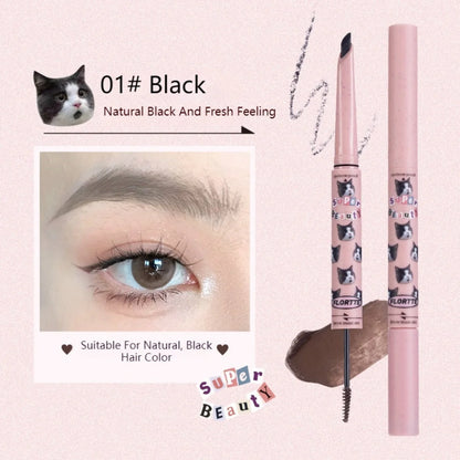 Flortte: Eyebrow Pencil Brow Mascara