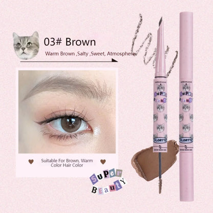 Flortte: Eyebrow Pencil Brow Mascara