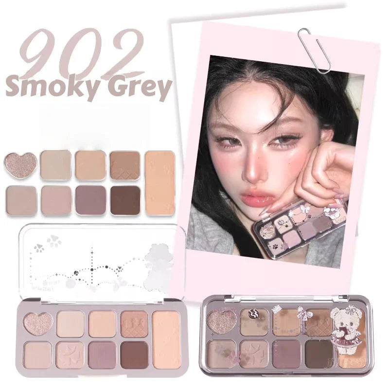 JILL LEEN: All In One 9-Color Eyeshadow Palette (Bear Edition)