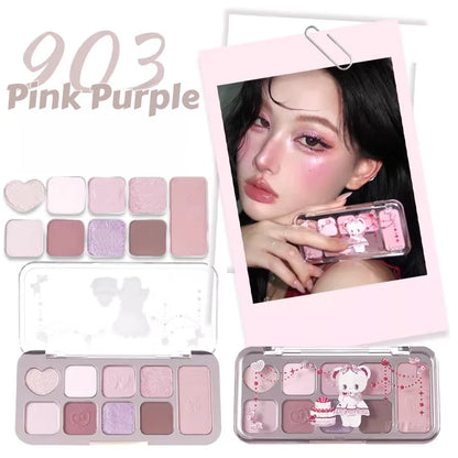 JILL LEEN: All In One 9-Color Eyeshadow Palette (Bear Edition)