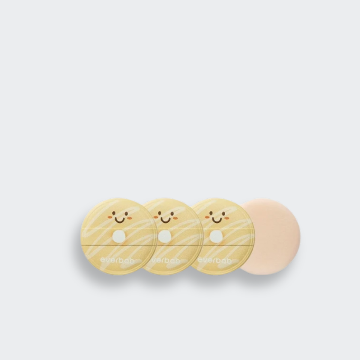 everbab: Set de Esponjas Redondas (4 piezas)