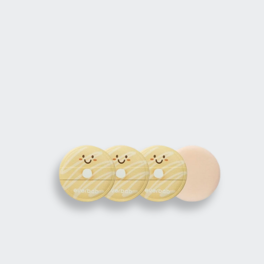 everbab: Set de Esponjas Redondas (4 piezas)
