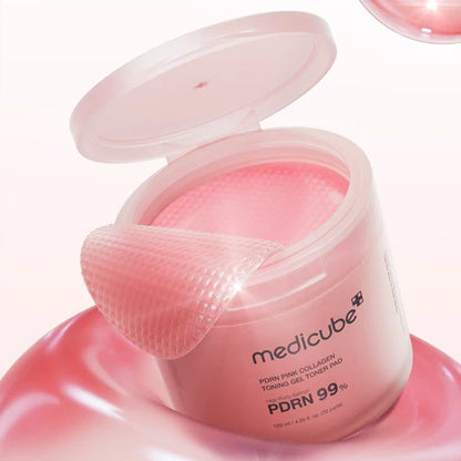 medicube: PDRN Pink Collagen Toning Gel Toner Pad