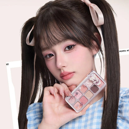 JILL LEEN: All In One 9-Color Eyeshadow Palette (Bear Edition)