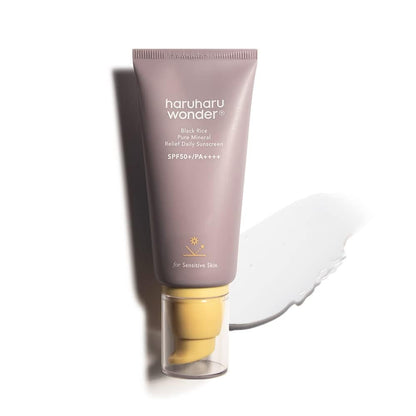 Haruharu Wonder: Black Rice Pure Mineral Relief Daily Sunscreen SPF50+