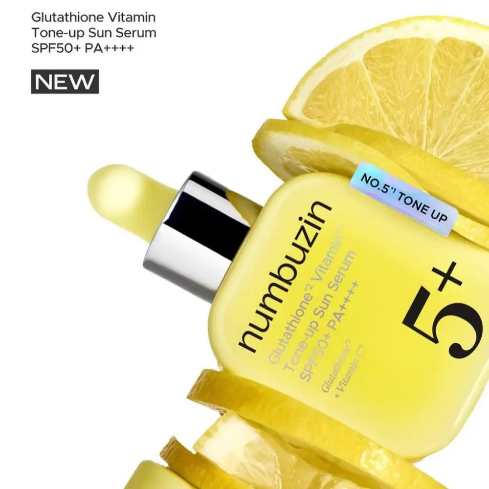 numbuzin: No.5+ Glutathione Vitamin Tone-Up Sun Serum