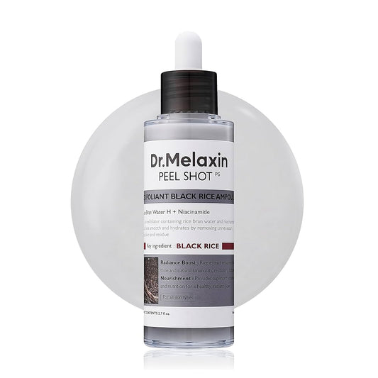 Dr.Melaxin: Peel Shot Exfoliant Black Rice Ampoule