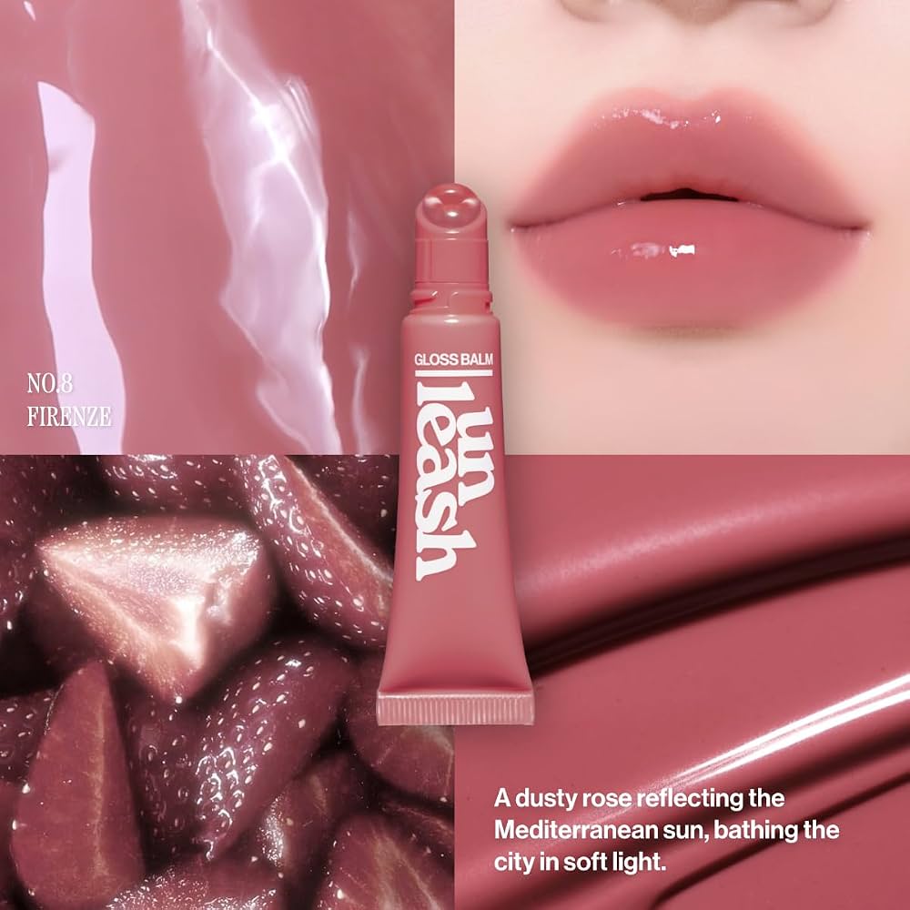 UNLEASHIA: Sunset Dazzle Gloss Balm