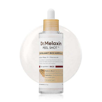 Dr.Melaxin: Peel Shot Exfoliant White Rice Ampoule
