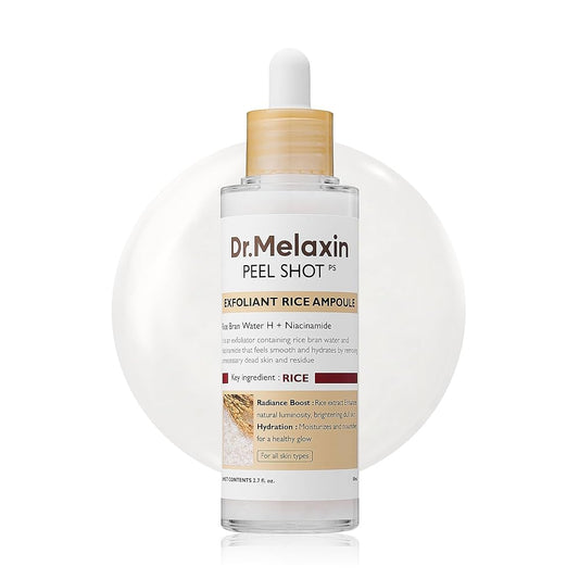 Dr.Melaxin: Peel Shot Exfoliant White Rice Ampoule