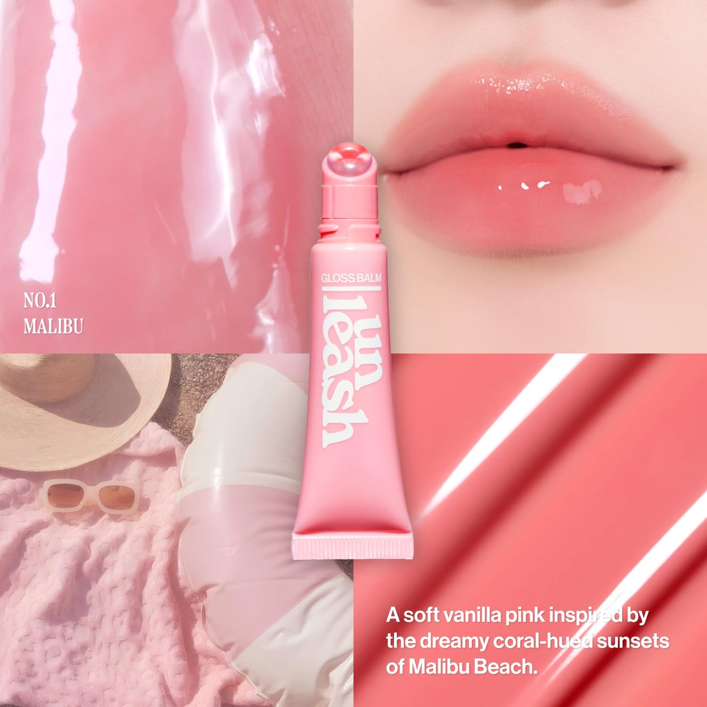 UNLEASHIA: Sunset Dazzle Gloss Balm