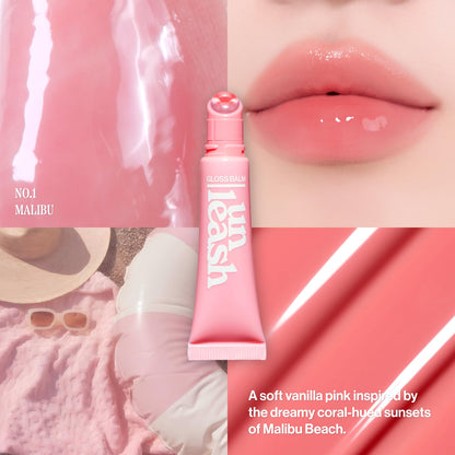 UNLEASHIA: Sunset Dazzle Gloss Balm
