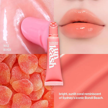 UNLEASHIA: Sunset Dazzle Gloss Balm