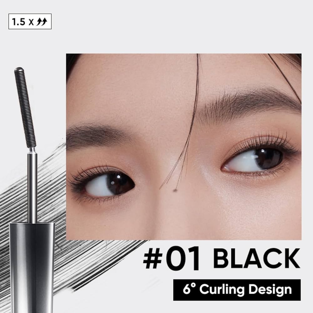 Judydoll: 3D Curling Eyelash Iron Mascara (6° Curling Design)