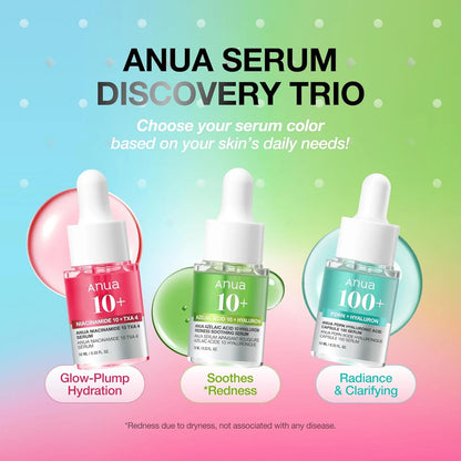 Anua: Serum Mini Trio Set