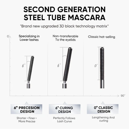Judydoll: 3D Curling Eyelash Iron Mascara (Large Volume Precision Design)