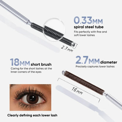 Judydoll: 3D Curling Eyelash Iron Mascara (Large Volume Precision Design)