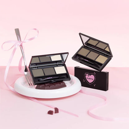 Flortte: Three-Color Eyebrow Powder