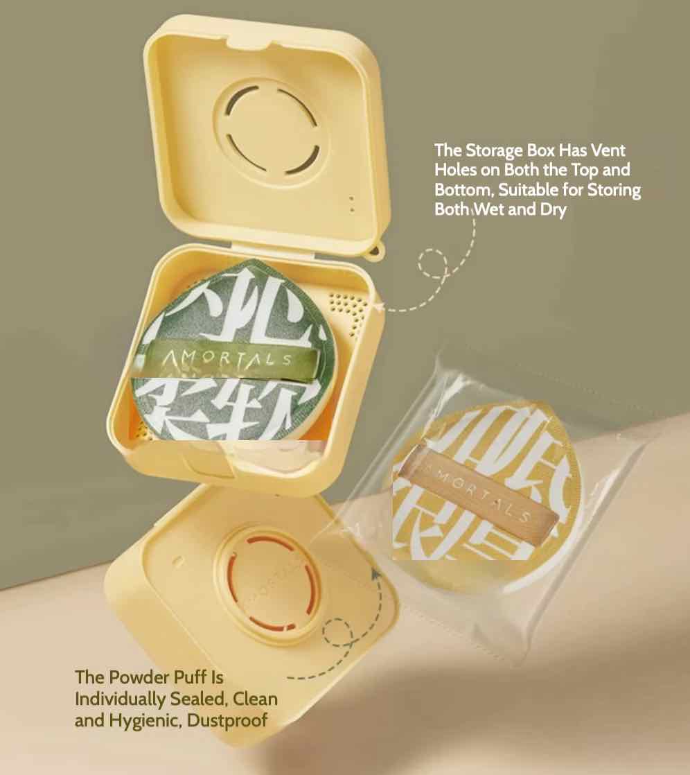 AMORTALS: Perfect Powder Puff Set with Case