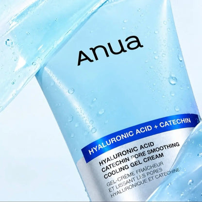 Anua: Hyaluronic Acid Catechin Pore Smoothing Cooling Gel Cream Sumin K Beauty