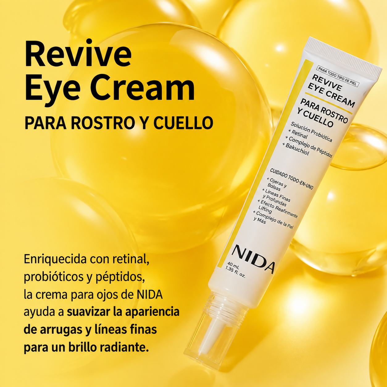 NIDA: Revive Eye Cream for Face and Neck
