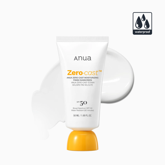 Anua: Zero-Cast Moisturizing Finish Sunscreen SPF 50+ PA++++