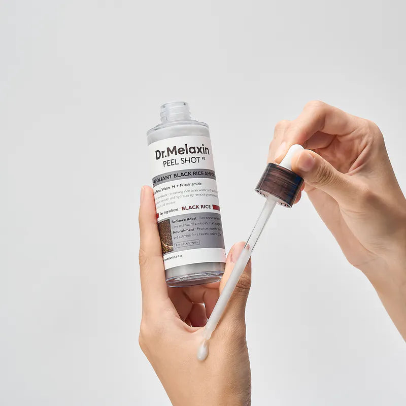 Dr.Melaxin: Peel Shot Exfoliant Black Rice Ampoule