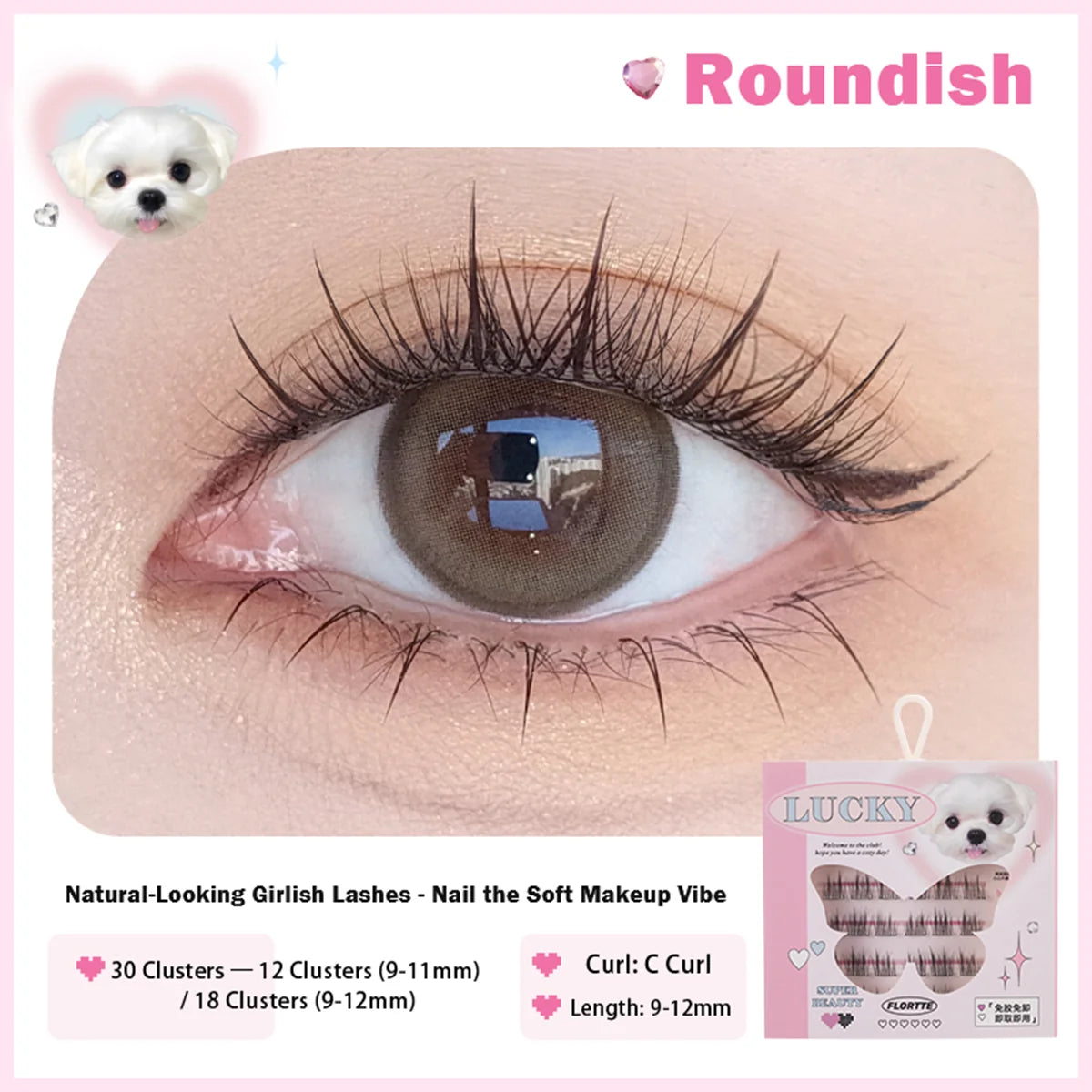 Flortte: Super Beauty Series Adhesive-Free False Eyelashes (Sumin K-Beauty Panama)