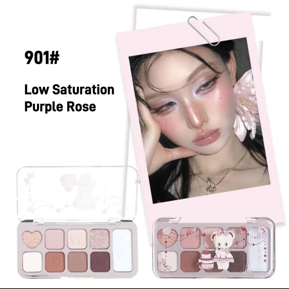 JILL LEEN: All In One 9-Color Eyeshadow Palette (Bear Edition)