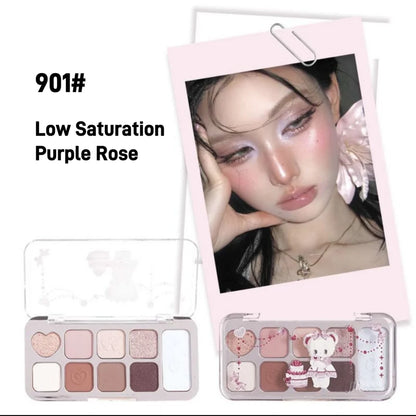 JILL LEEN: All In One 9-Color Eyeshadow Palette (Bear Edition)