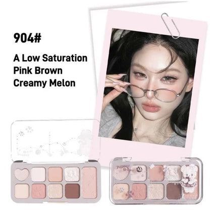 JILL LEEN: All In One 9-Color Eyeshadow Palette (Bear Edition)