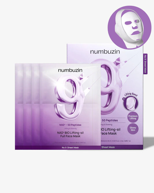 numbuzin: No.9 NAD Bio Lifting Full Cover Facial Mask