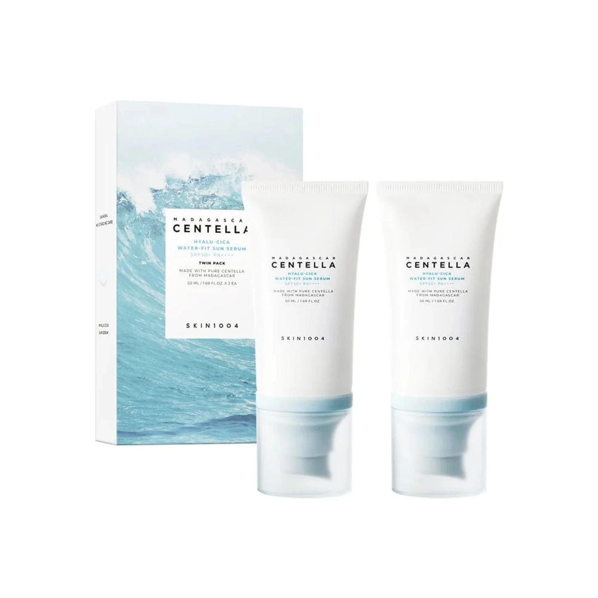 SKIN 1004: Hyalu-Cica Water-Fit Sun Serum SPF50+ PA++++ Sumin K Beauty Panama