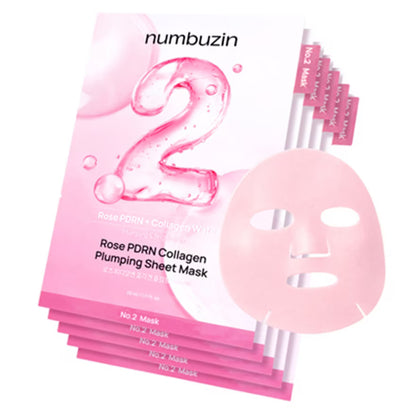 numbuzin: No.2 Rose PDRN Collagen Plumping Sheet Mask