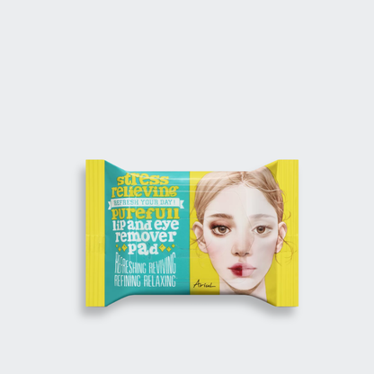 ARIUL: Stress Relieving Purefull Lip and Eye Remover Pad