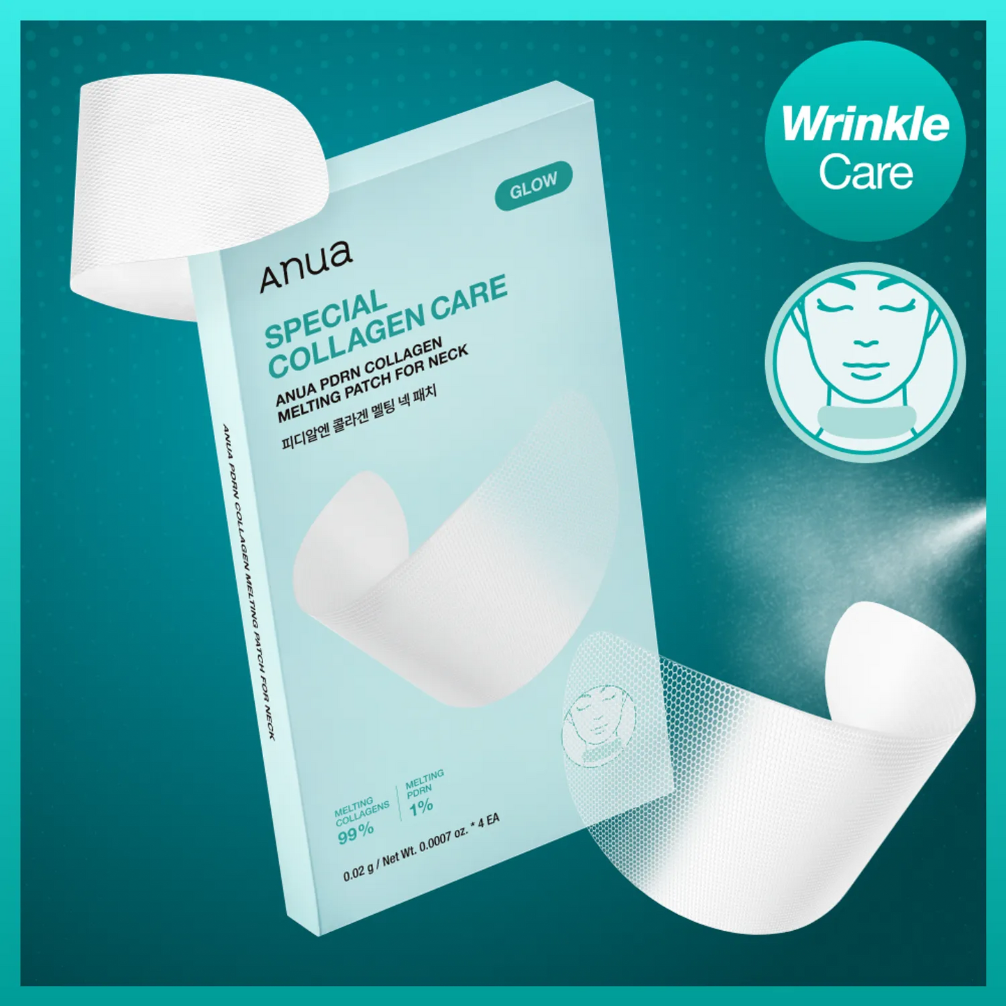 Anua: PDRN Collagen Melting Patch for Neck