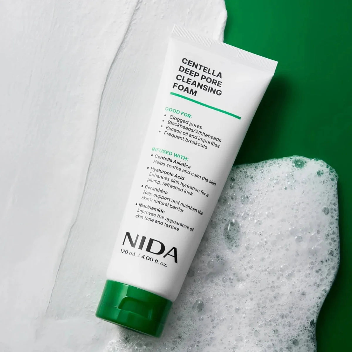 NIDA: Centella Deep Pore Cleansing Foam