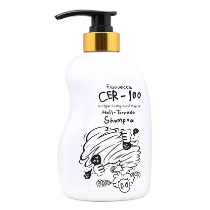 Elizavecca: CER-100 Collagen Coating Hair A+ Muscle Helltornado Shampoo