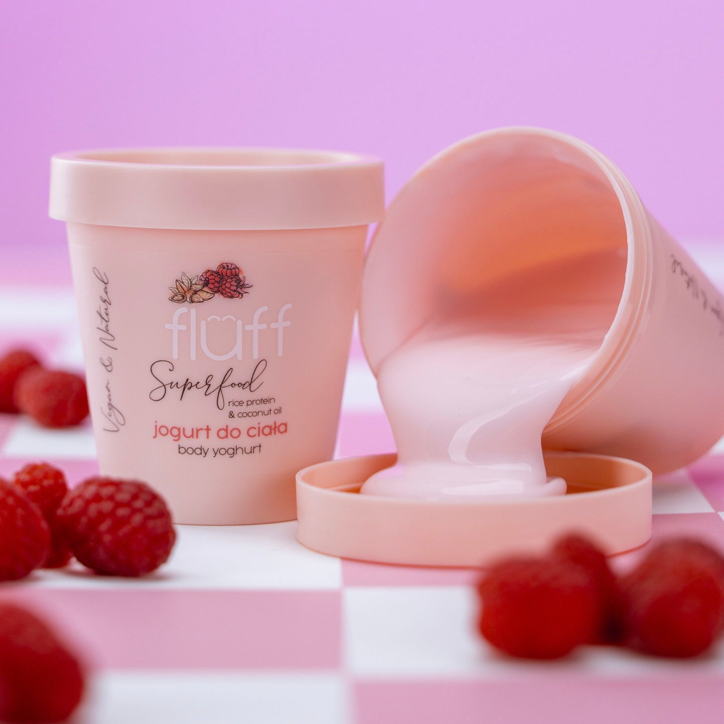 Fluff: Raspberries & Almonds Body Yoghurt