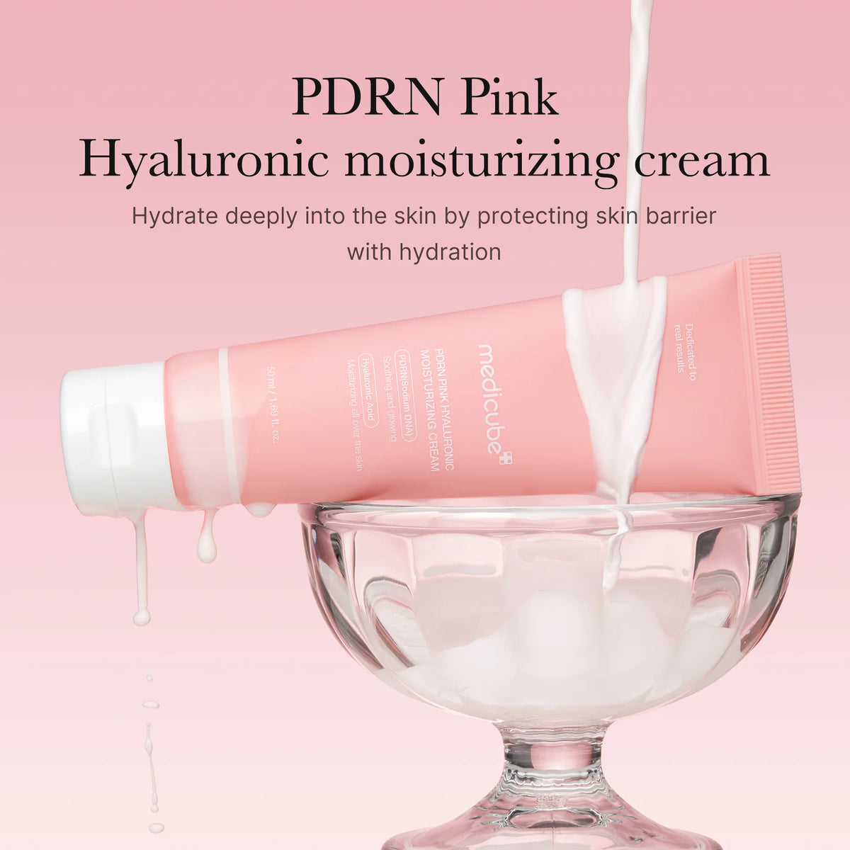 medicube: PDRN Pink Hyaluronic Moisturizing Cream Sumin K Beauty Panama