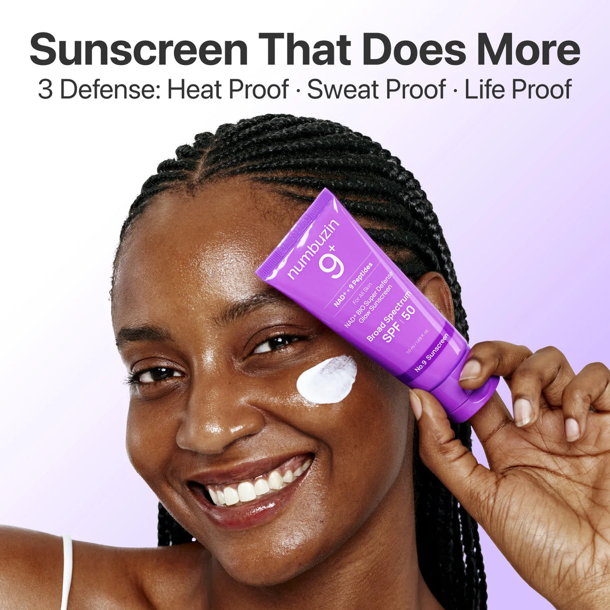 numbuzin: No.9 NAD+ Peptide Dewy Sun Cream (Sumin K-Beauty Panama)
