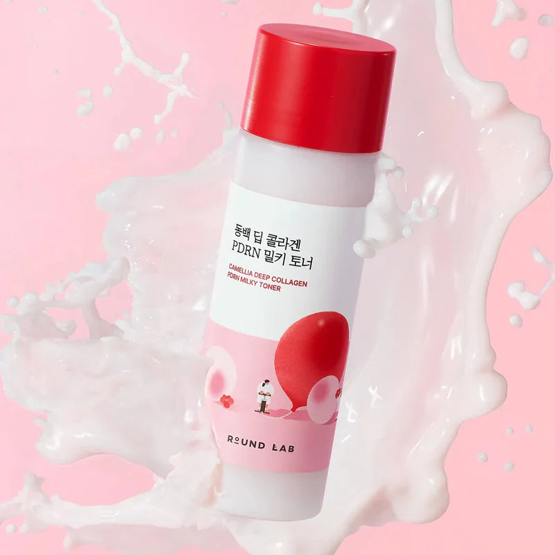 Round Lab: Camellia Deep Collagen Milky PDRN Toner