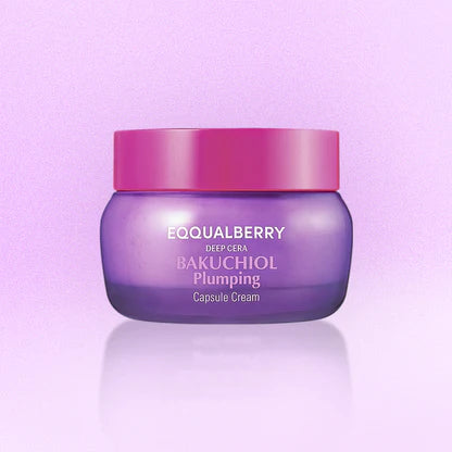 EQQUALBERRY: Bakuchiol Plumping Capsule Cream