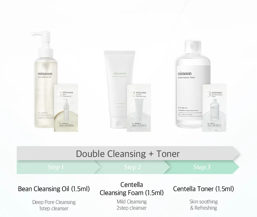 mixsoon: Sachet Trial Kit (9 pasos)